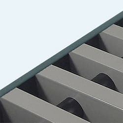 Convectorrooster Signaalgrijs Aluminium