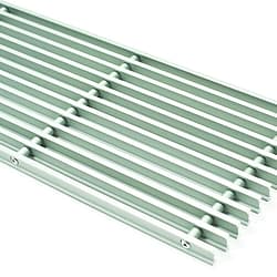 Lineair Convectorputrooster Grijs Aluminium