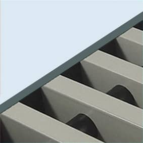 Rolrooster Zijdegrijs Aluminium